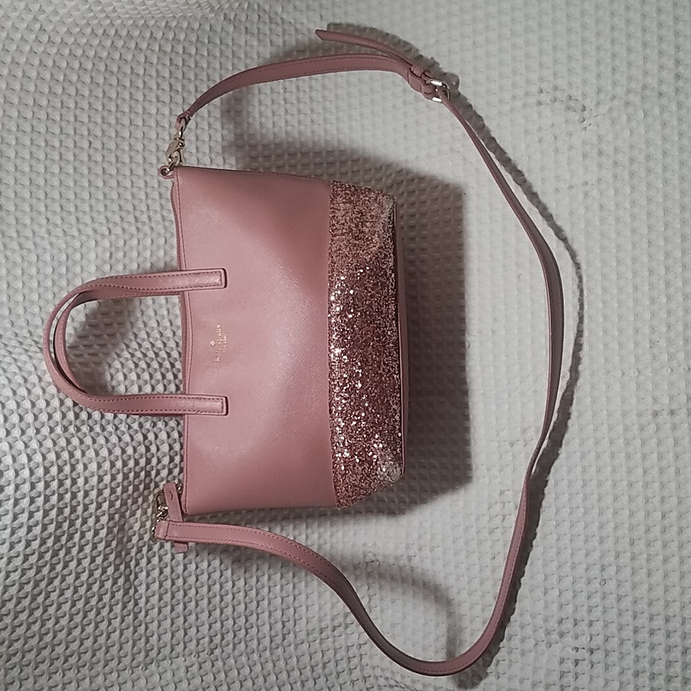 Kate spade Ina Greta court glitter satchel